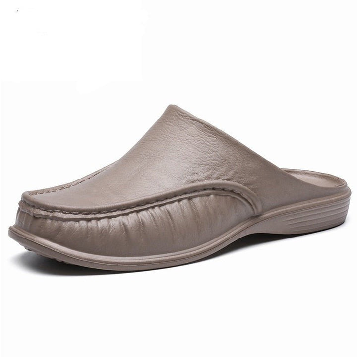 Flat Fashion Leather Sandals - SharpDuds.com