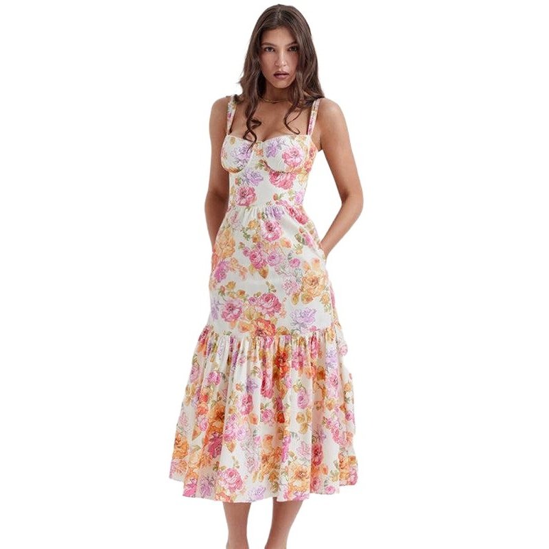 Floral Sling Dress - SharpDuds.com