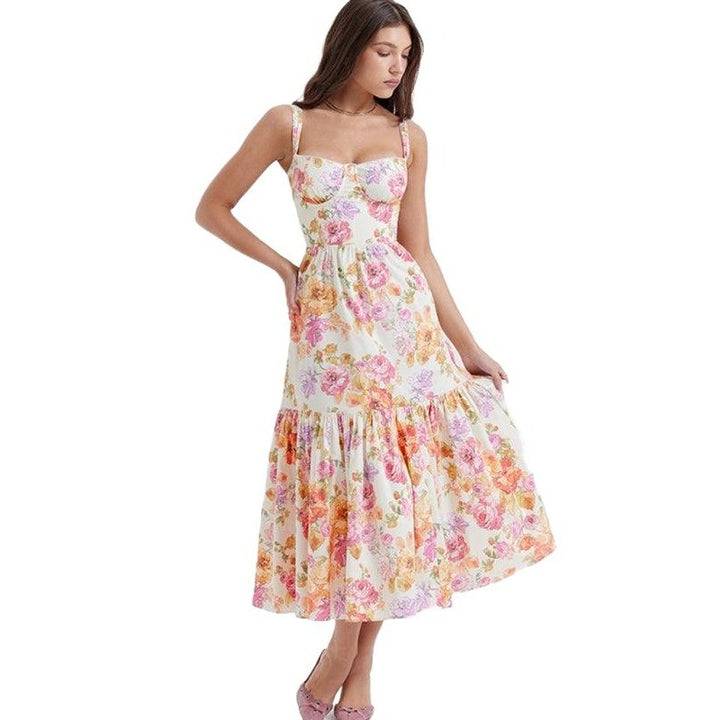 Floral Sling Dress - SharpDuds.com