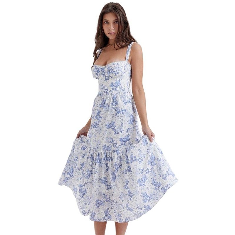 Floral Sling Dress - SharpDuds.com