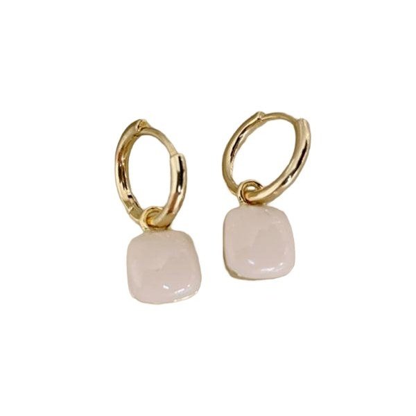 French Drip Glaze Love Retro Earrings - www.SharpDuds.com