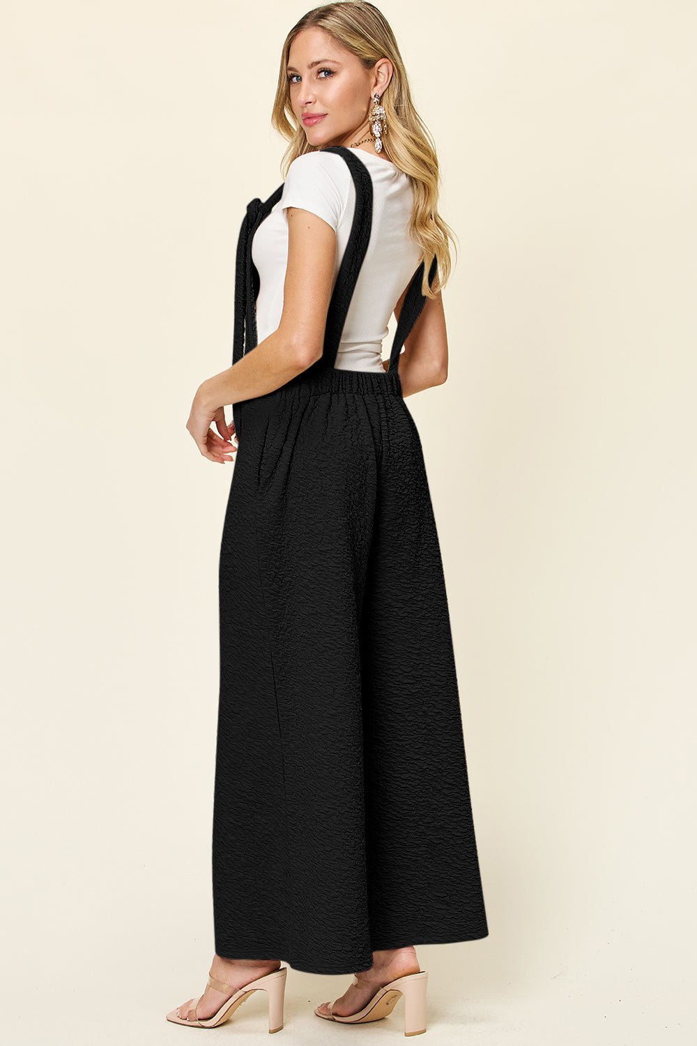 Full Size Sleeveless Wide Leg Jumpsuit - SharpDuds