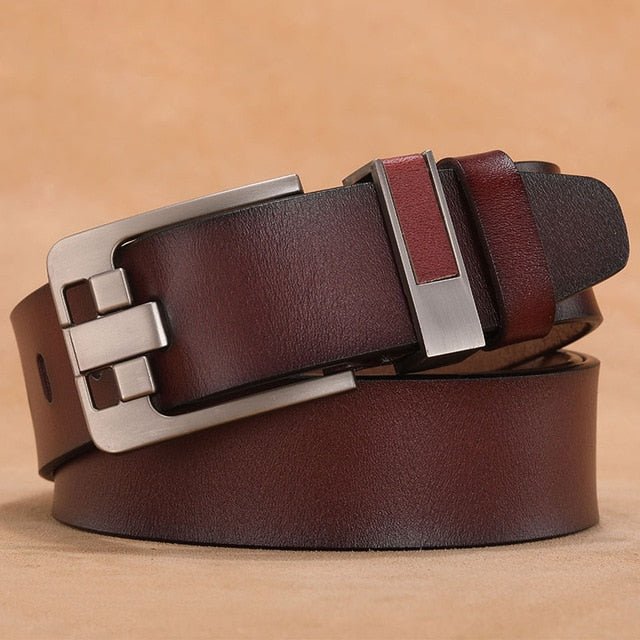 Genuine Split Leather Belt - SharpDuds.com