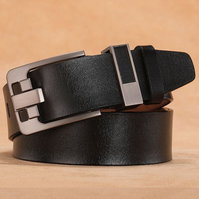 Genuine Split Leather Belt - SharpDuds.com