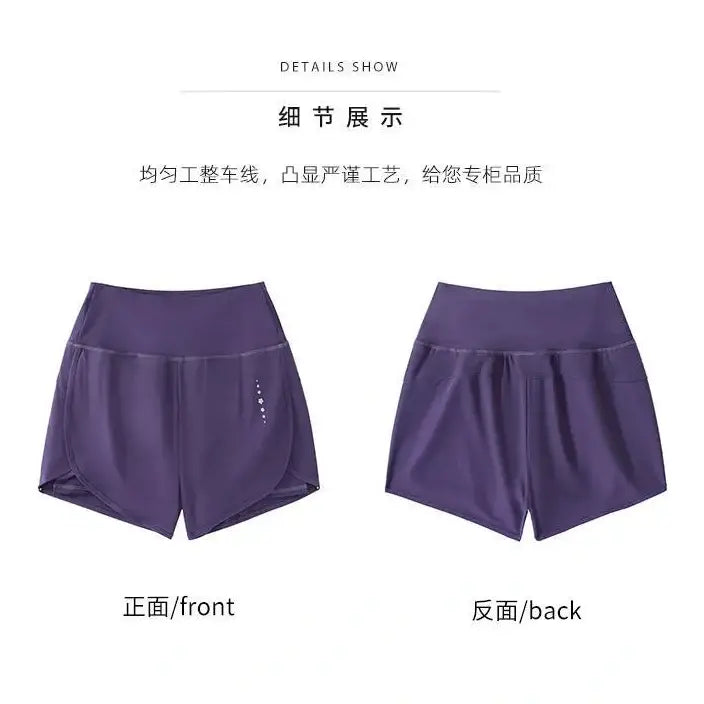 Gym Fitness Training Double-deck Running Shorts - SharpDuds.com