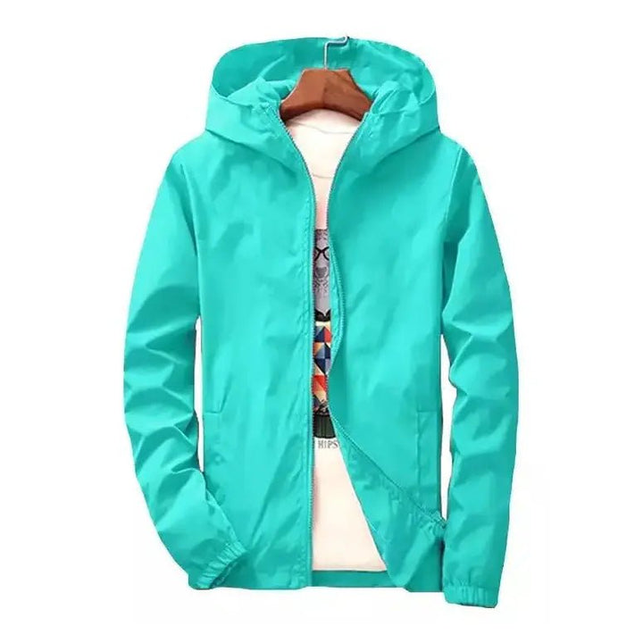 Hooded Casual Windbreaker And Summer Sunscreen Coat - www.SharpDuds.com