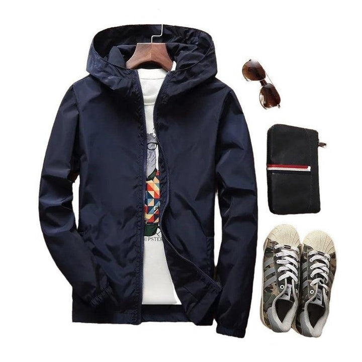 Hooded Casual Windbreaker And Summer Sunscreen Coat - www.SharpDuds.com