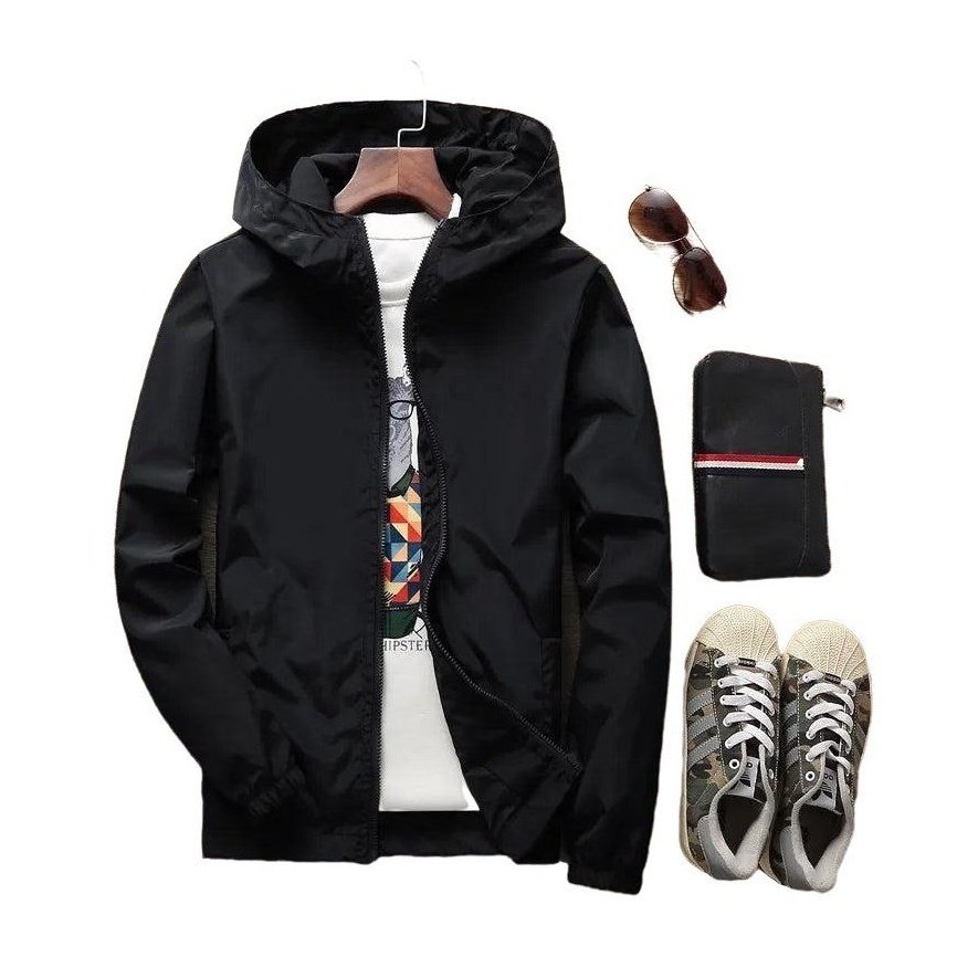 Hooded Casual Windbreaker And Summer Sunscreen Coat - www.SharpDuds.com