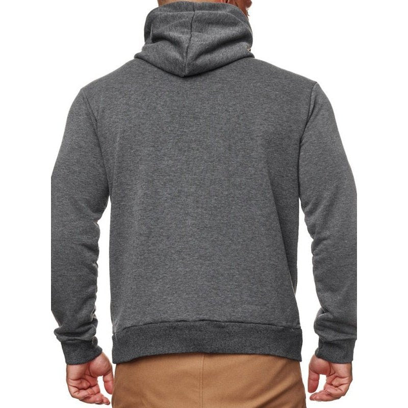 Hooded Long Sleeve Sweatshirt With Mask - www.SharpDuds.com