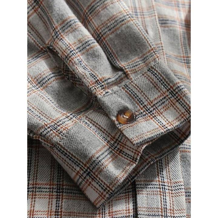 Hoodie Button-Down Casual Shirt Jacket - www.SharpDuds.com