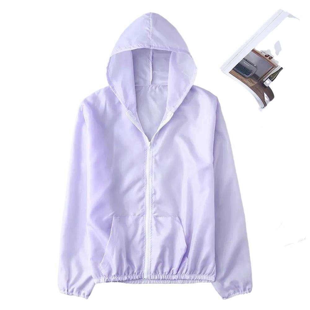 Ice Silk Sunscreen Ultra-thin Breathable Quick-drying Hooded Jacket - SharpDuds.com