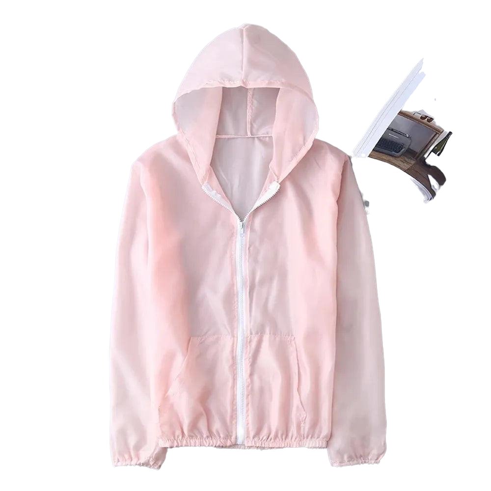 Ice Silk Sunscreen Ultra-thin Breathable Quick-drying Hooded Jacket - SharpDuds.com