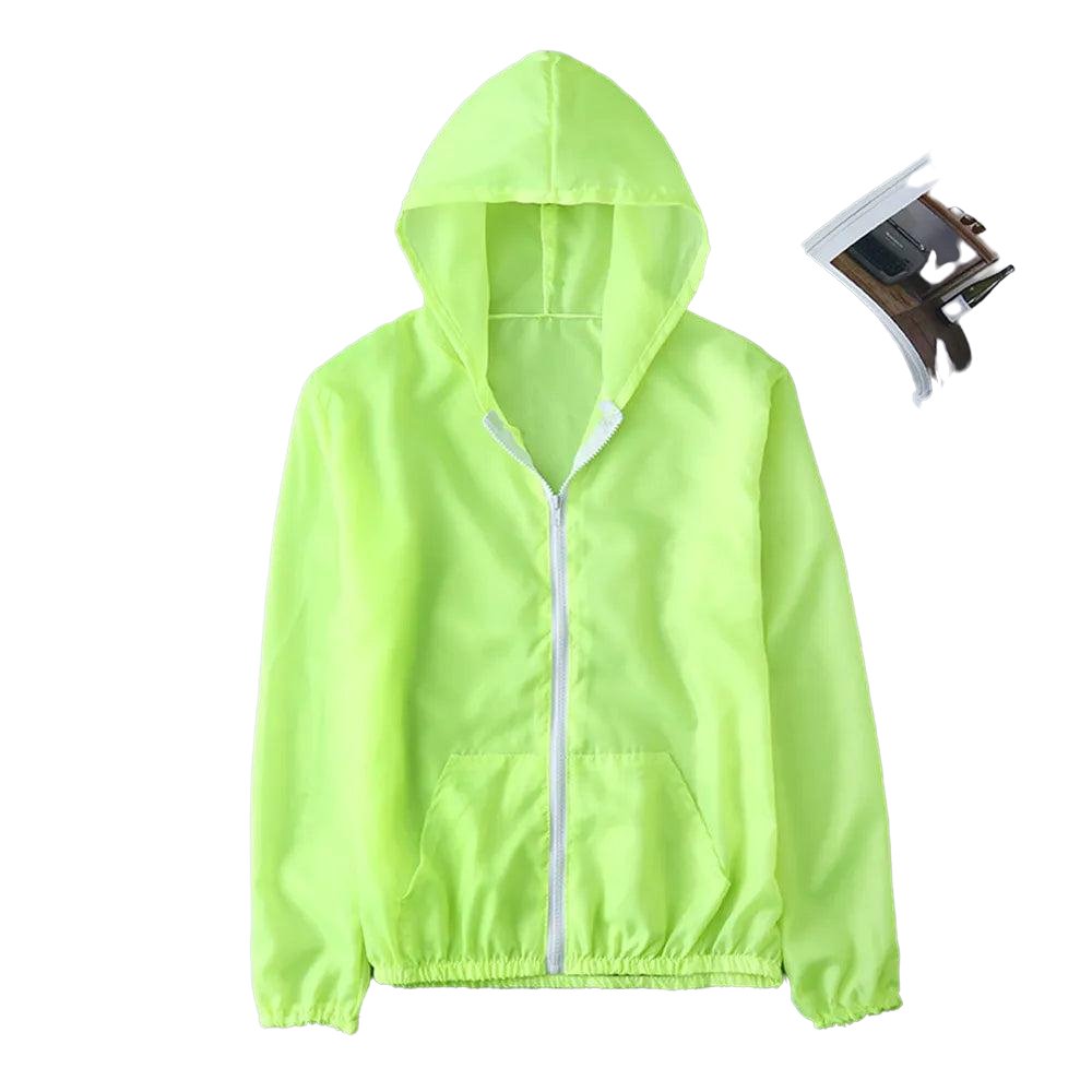 Ice Silk Sunscreen Ultra-thin Breathable Quick-drying Hooded Jacket - SharpDuds.com