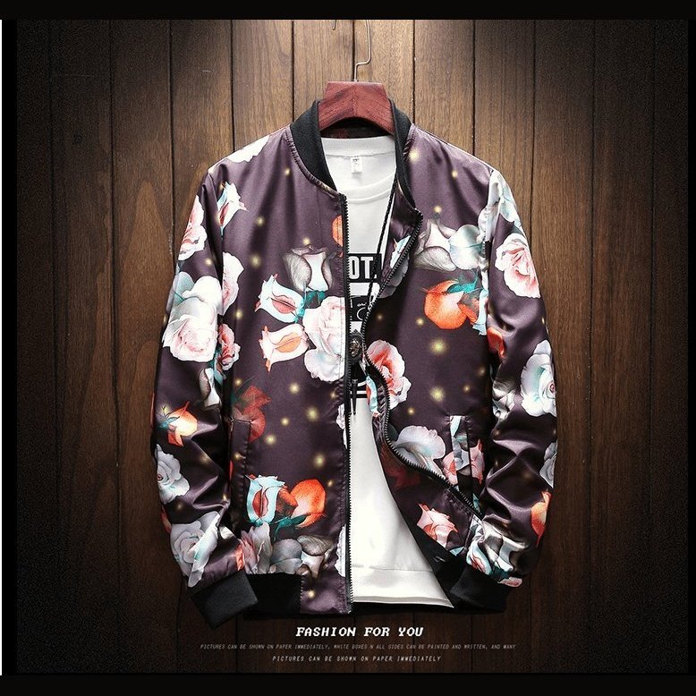 Japan Style Bomber Casual Jacket - www.SharpDuds.com