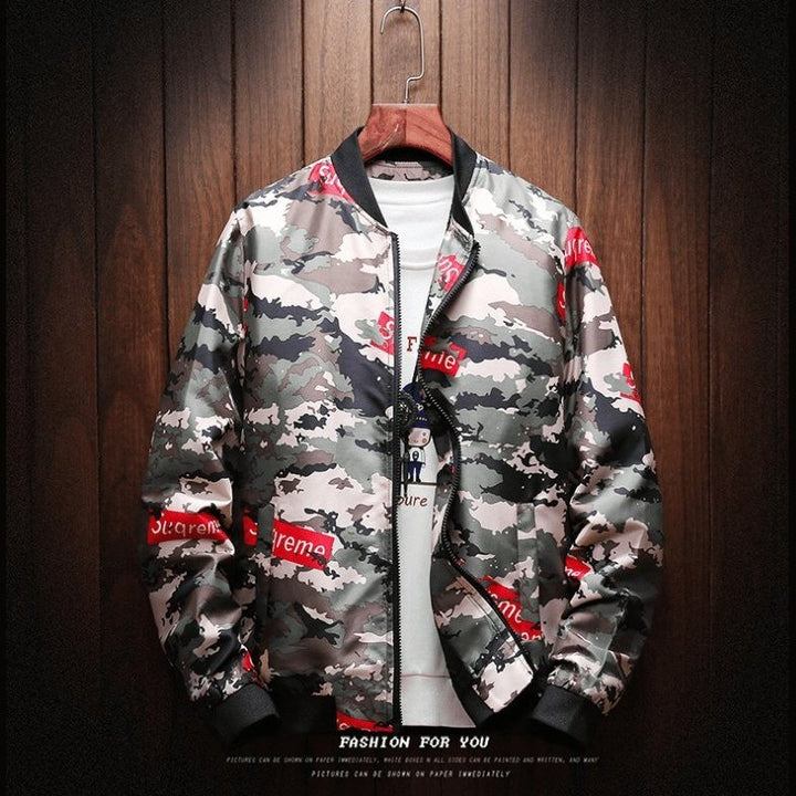 Japan Style Bomber Casual Jacket - www.SharpDuds.com