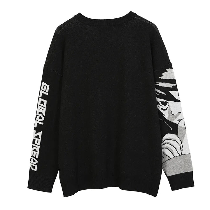 Japanese Anime Loose Sweater - www.SharpDuds.com