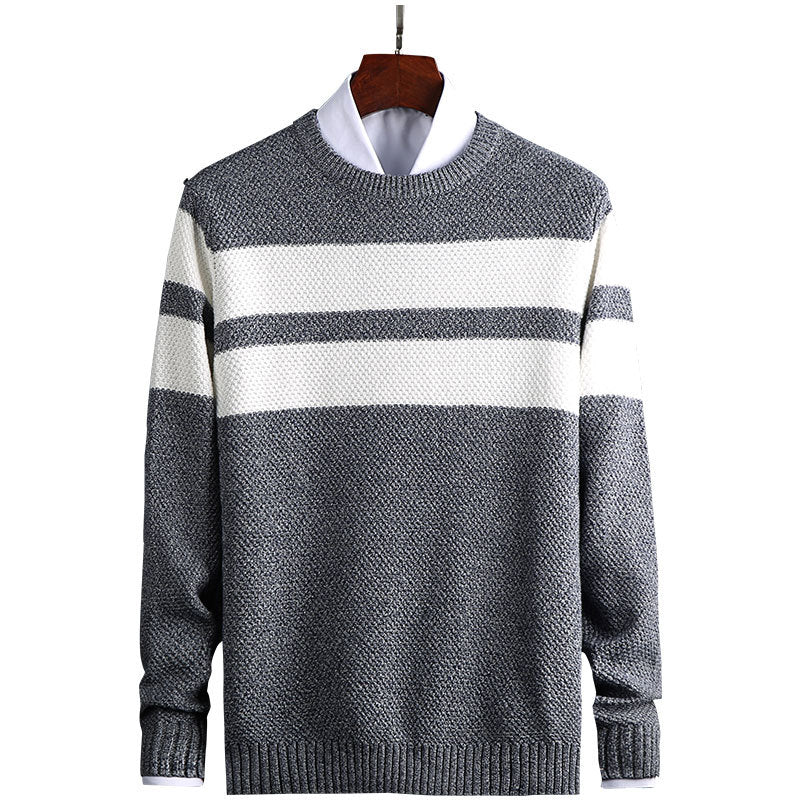 Korean Style Casual Pullover Sweater - www.SharpDuds.com