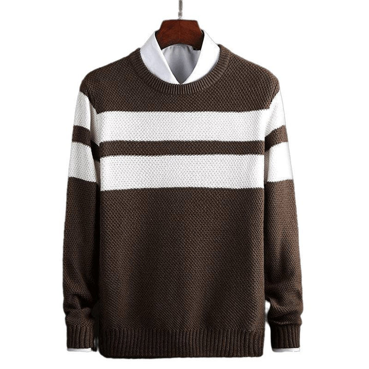 Korean Style Casual Pullover Sweater - www.SharpDuds.com