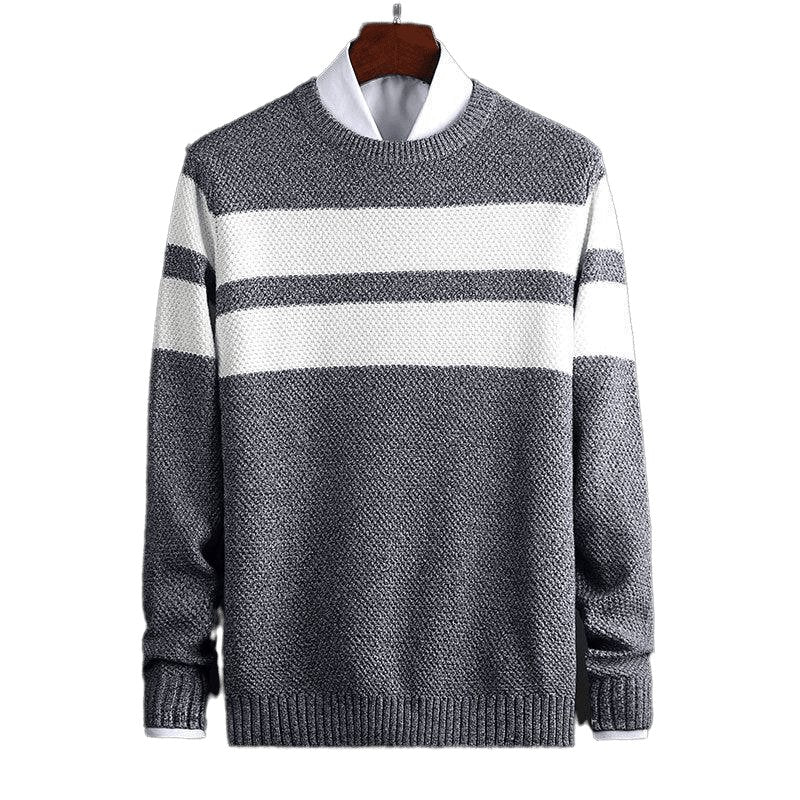 Korean Style Casual Pullover Sweater - www.SharpDuds.com