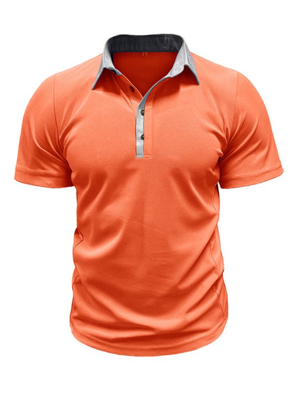 Lapel Short Sleeve Polo - SharpDuds