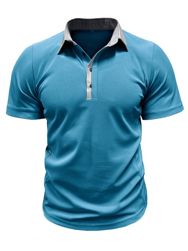 Lapel Short Sleeve Polo - SharpDuds