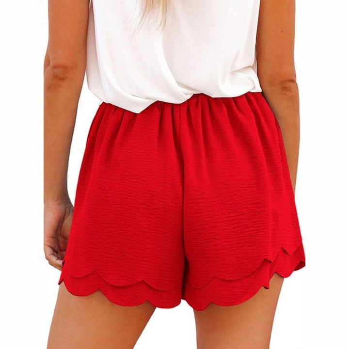 Layered Petal Butterfly End Waist Lounge Short with Belt - www.SharpDuds.com