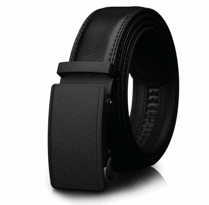 Leather Belt with Automatic Buckle - www.SharpDuds.com