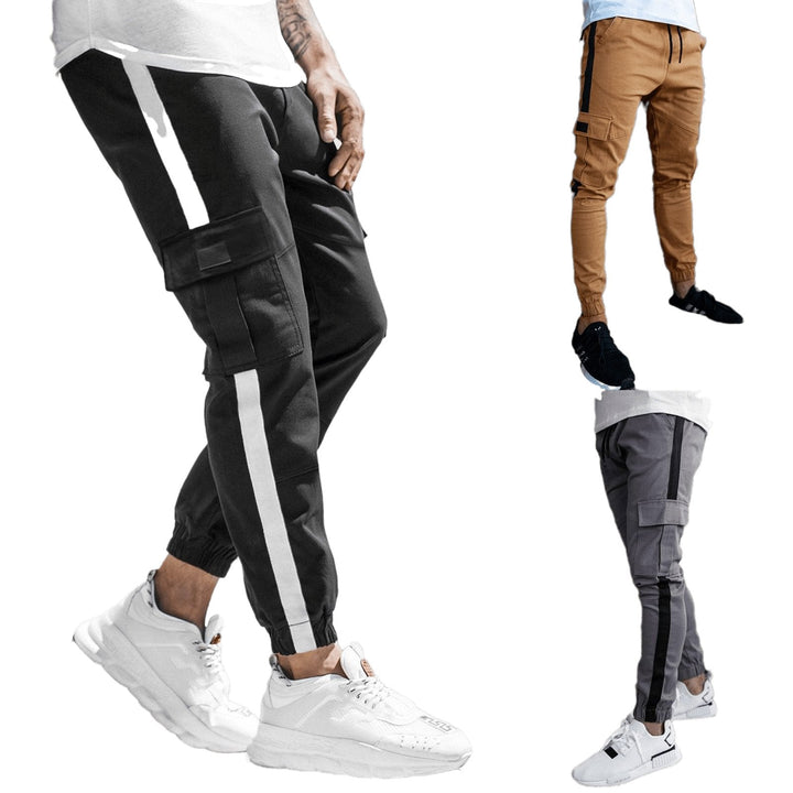 Leather Bound Casual Pants - www.SharpDuds.com