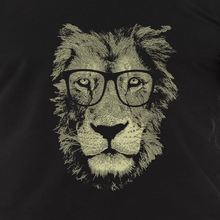 Lion Wearing Glasses Tee - www.SharpDuds.com