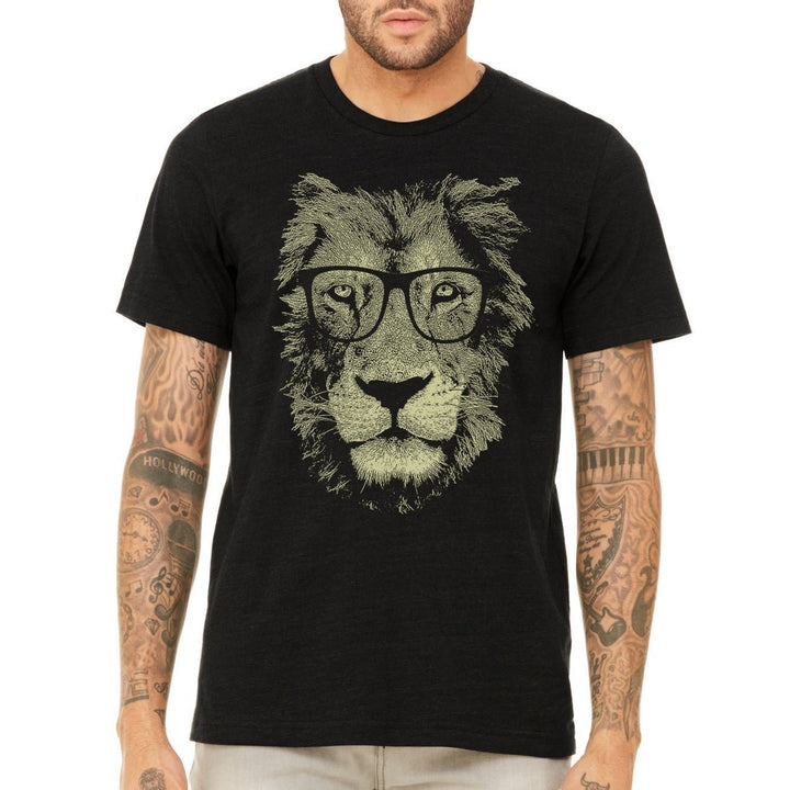 Lion Wearing Glasses Tee - www.SharpDuds.com