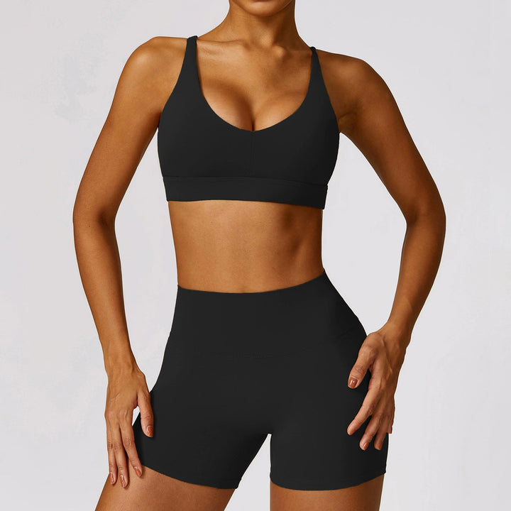 Long Sleeve Quick-Drying Running Fitness Two-piece Sports/ Yoga Suit - www.SharpDuds.com