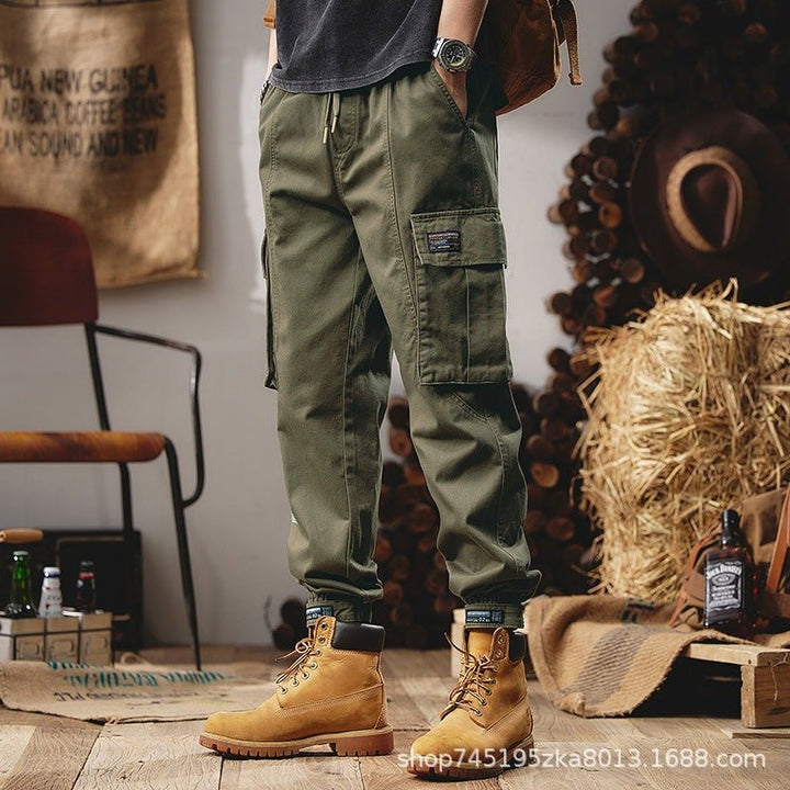 Loose Straight Heavy Cargo Pants - SharpDuds.com