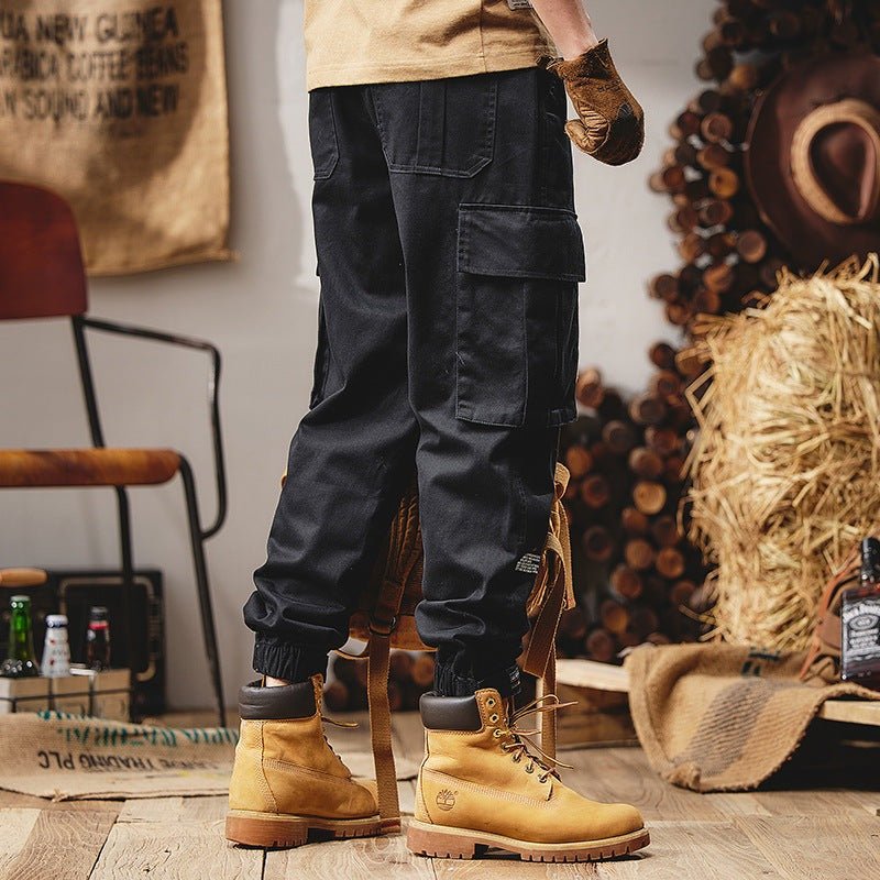 Loose Straight Heavy Cargo Pants - SharpDuds.com