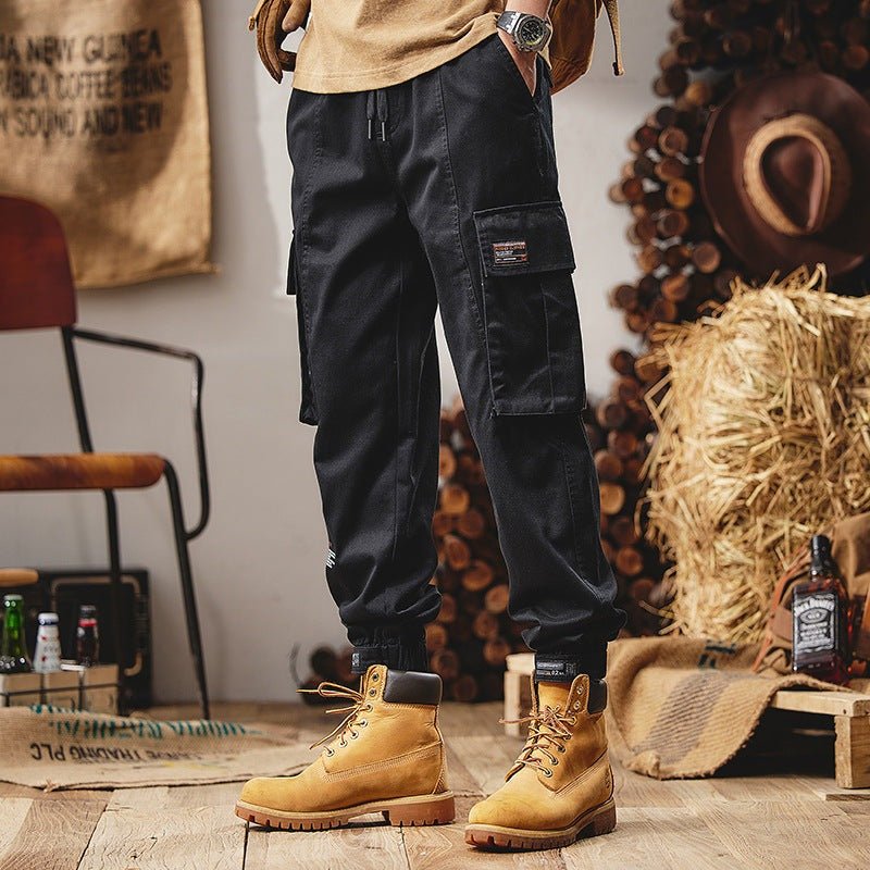 Loose Straight Heavy Cargo Pants - SharpDuds.com