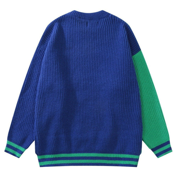 Loose Twist Knit Pullover Sweater - www.SharpDuds.com