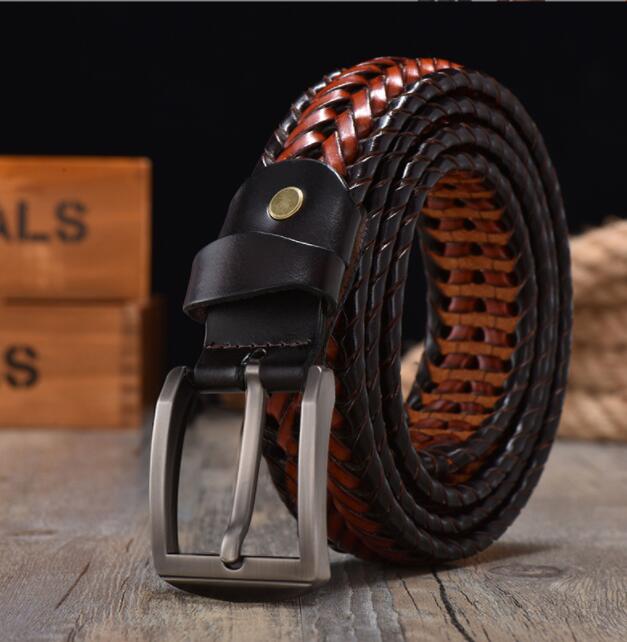 Luxury Braided Leather Belt - www.SharpDuds.com