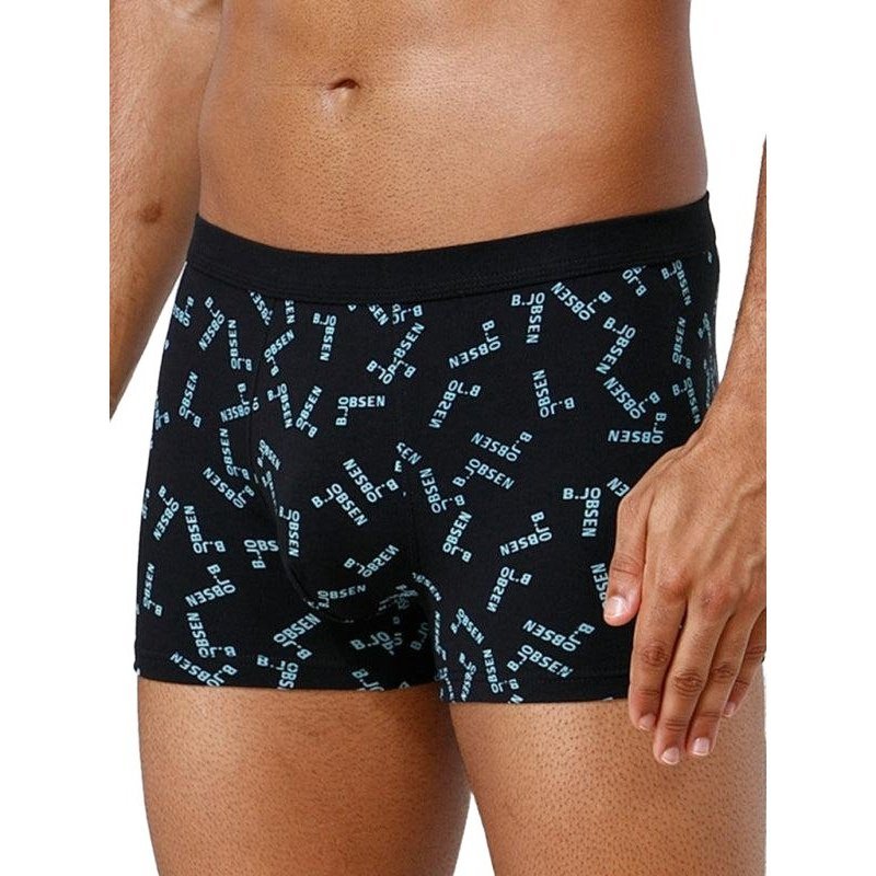 Men's Mid Waist Cotton Breathable Print Boxer Briefs - www.SharpDuds.com