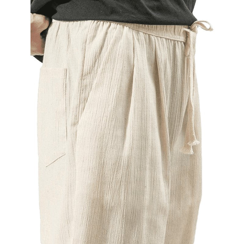 Men's Solid Color Linen Pants - www.SharpDuds.com