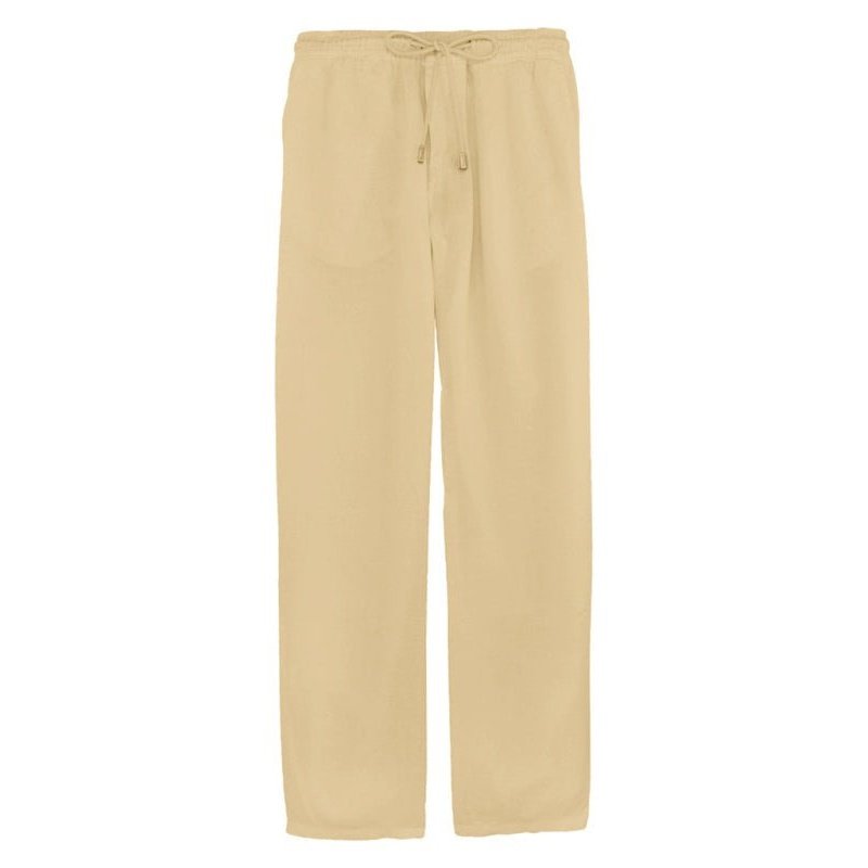 Men's Solid Color Side Pockets Drawstring Trousers - SharpDuds.com