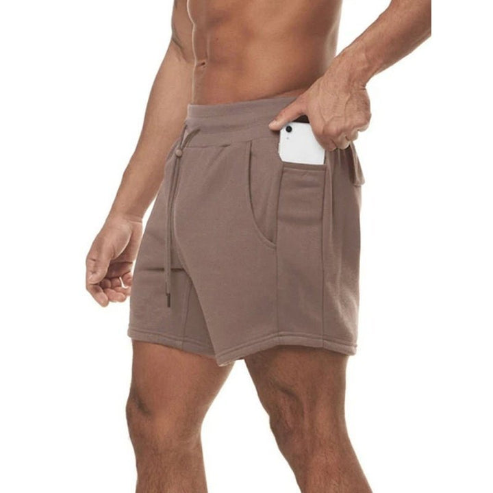 Men's Solid Color Sweat-wicking Running Shorts - www.SharpDuds.com