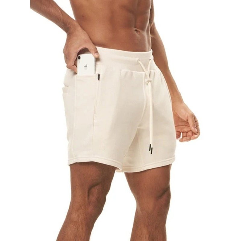 Men's Solid Color Sweat-wicking Running Shorts - www.SharpDuds.com