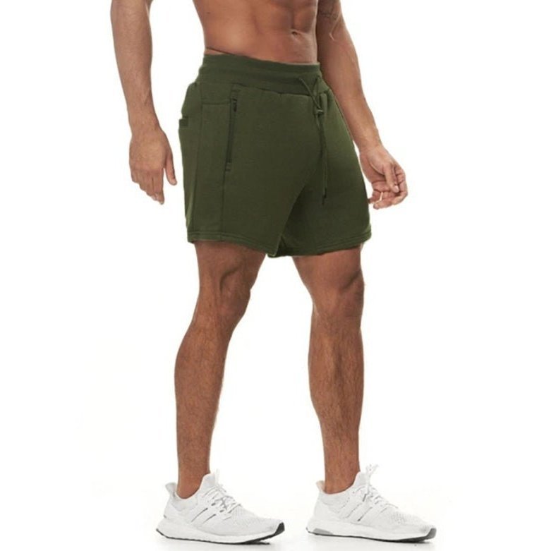 Men's Solid Color Sweat-wicking Running Shorts - www.SharpDuds.com