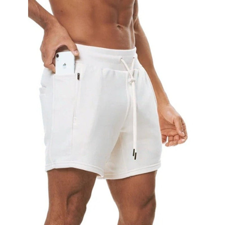 Men's Solid Color Sweat-wicking Running Shorts - www.SharpDuds.com