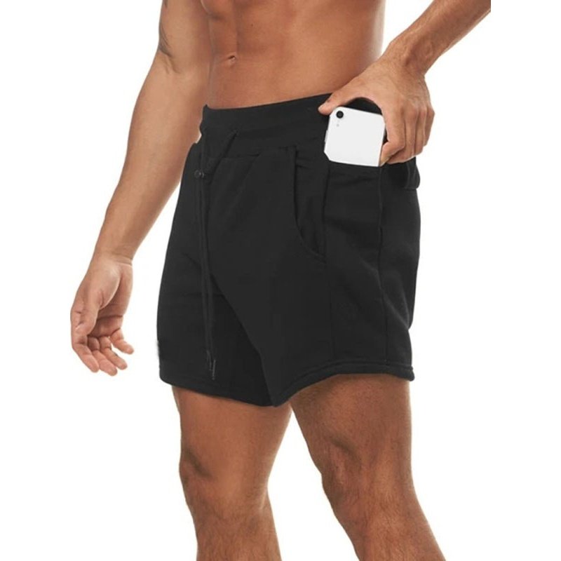 Men's Solid Color Sweat-wicking Running Shorts - www.SharpDuds.com