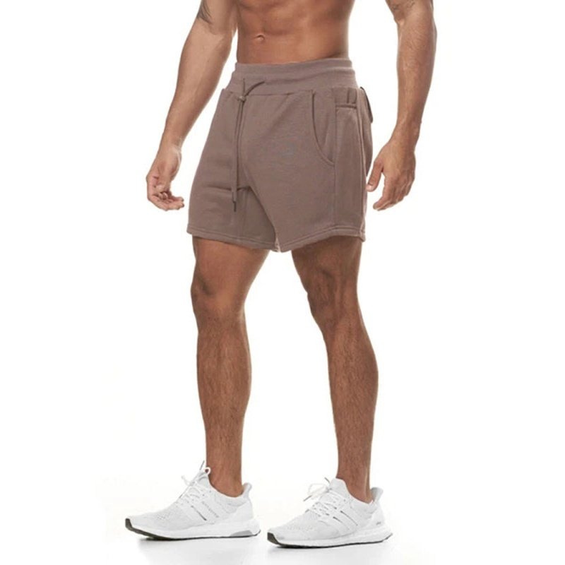 Men's Solid Color Sweat-wicking Running Shorts - www.SharpDuds.com