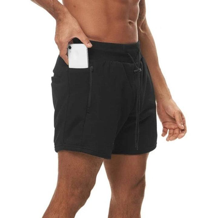 Men's Solid Color Sweat-wicking Running Shorts - www.SharpDuds.com