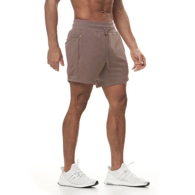 Men's Solid Color Sweat-wicking Running Shorts - www.SharpDuds.com