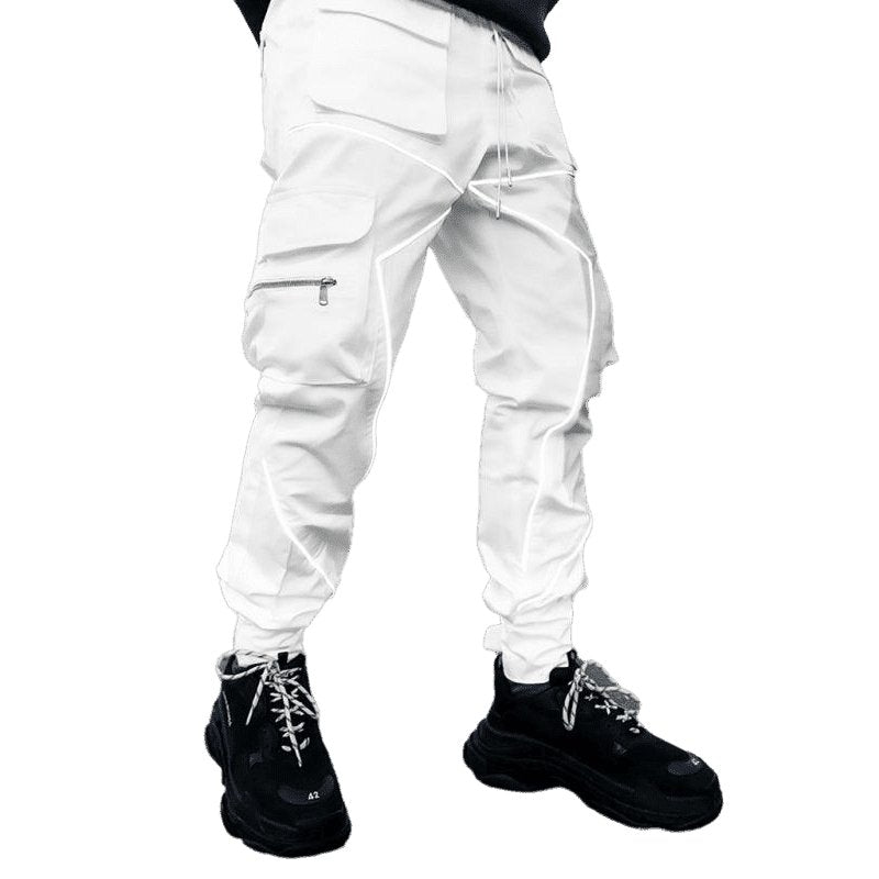 Multi-pocket Line Design Cargo Pants - www.SharpDuds.com