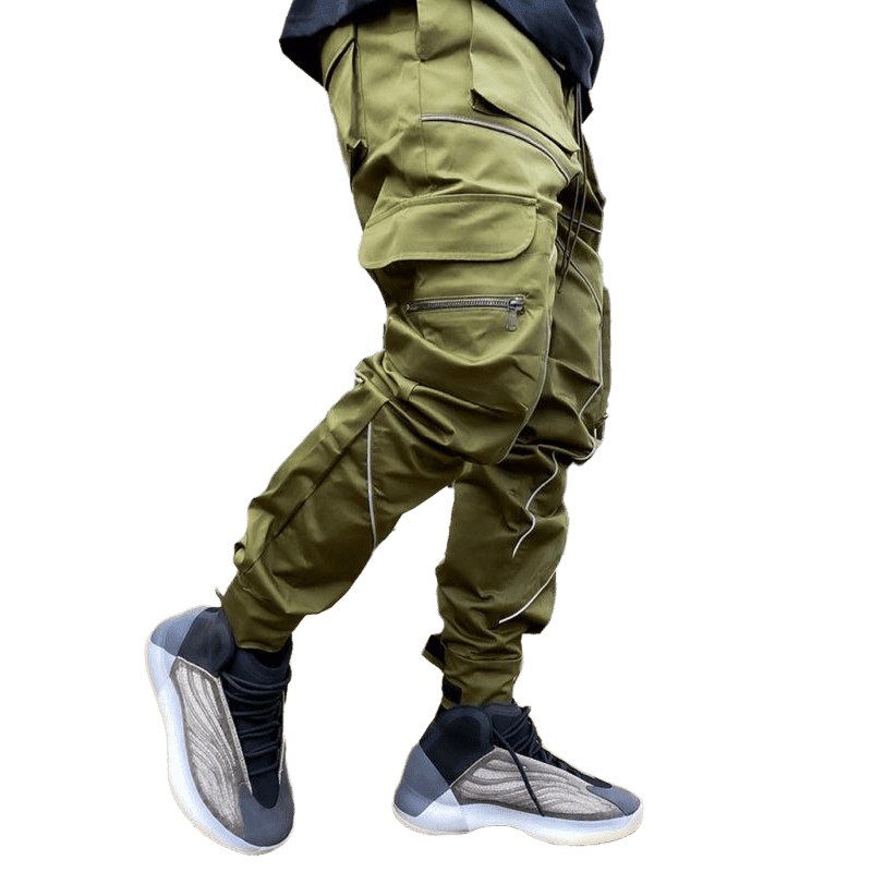 Multi-pocket Line Design Cargo Pants - www.SharpDuds.com