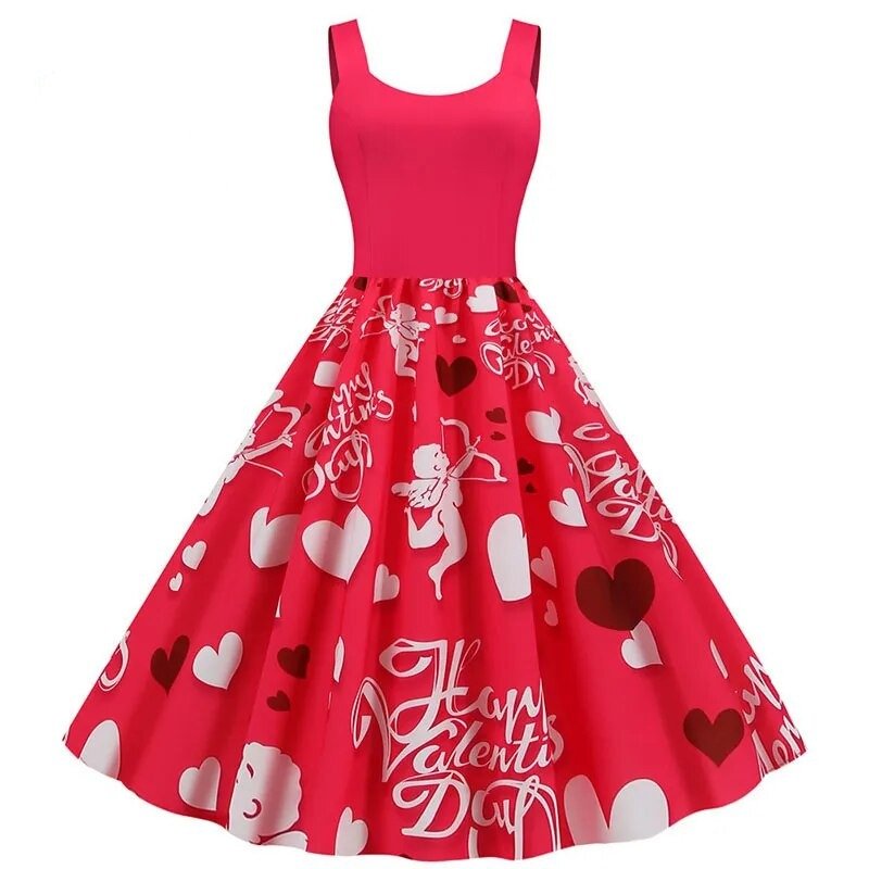 Music Note Print Women Party Dress - www.SharpDuds.com